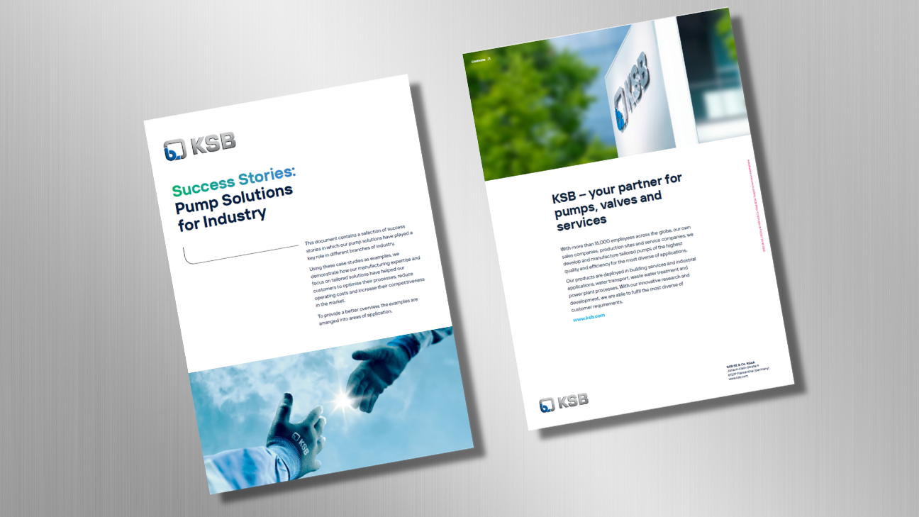 Our technology. Your success. Pumps - Valves - Service